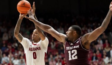Texas A&M's predicted NCAA Tournament seed drops after Alabama loss