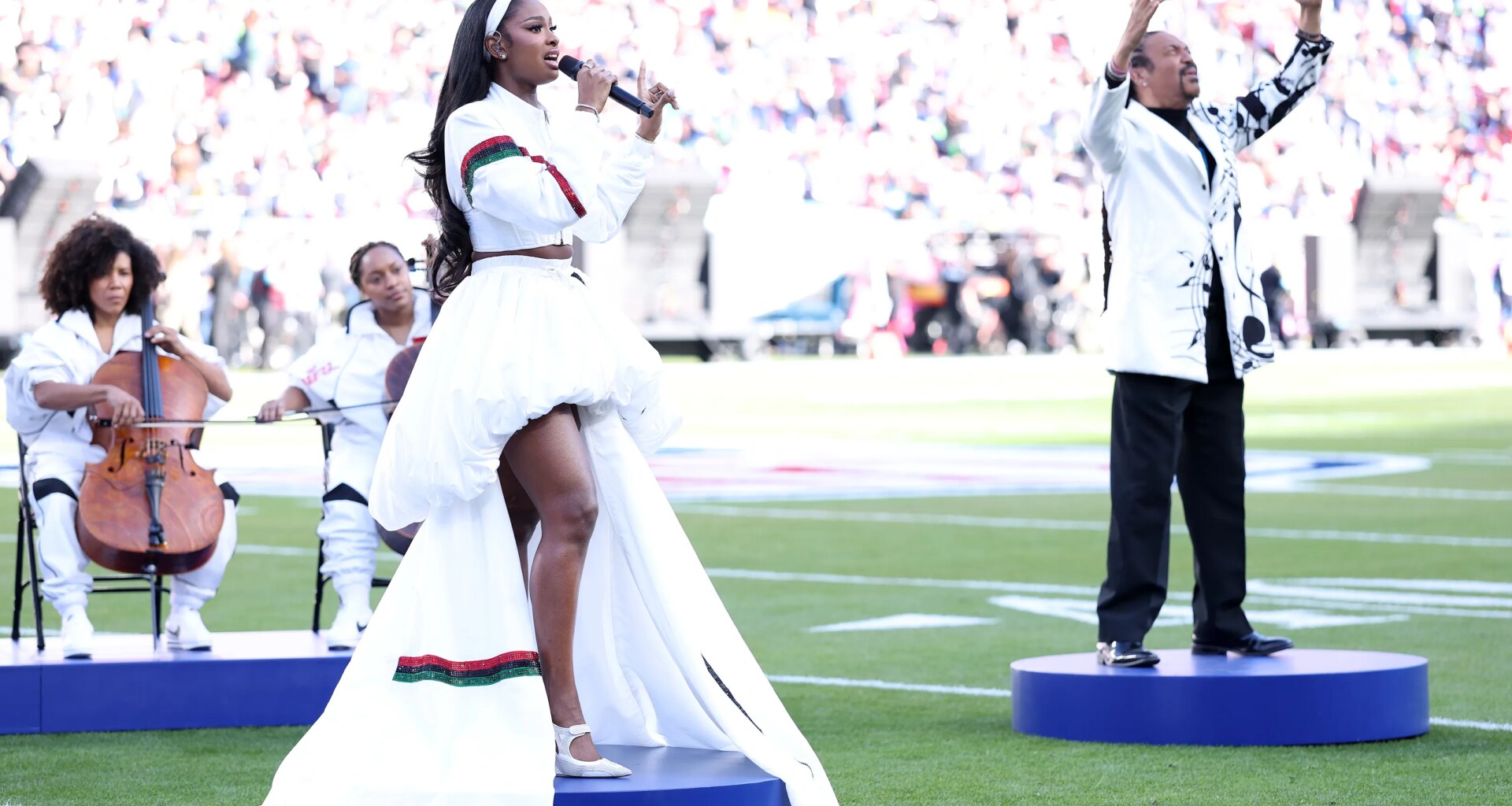 Coco Jones' Super Bowl 2026 outfit included Whitney Houston tribute