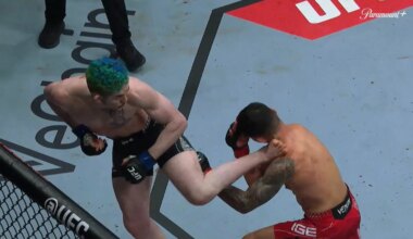 Melquizael Costa spin-kick TKOs Dan Ige