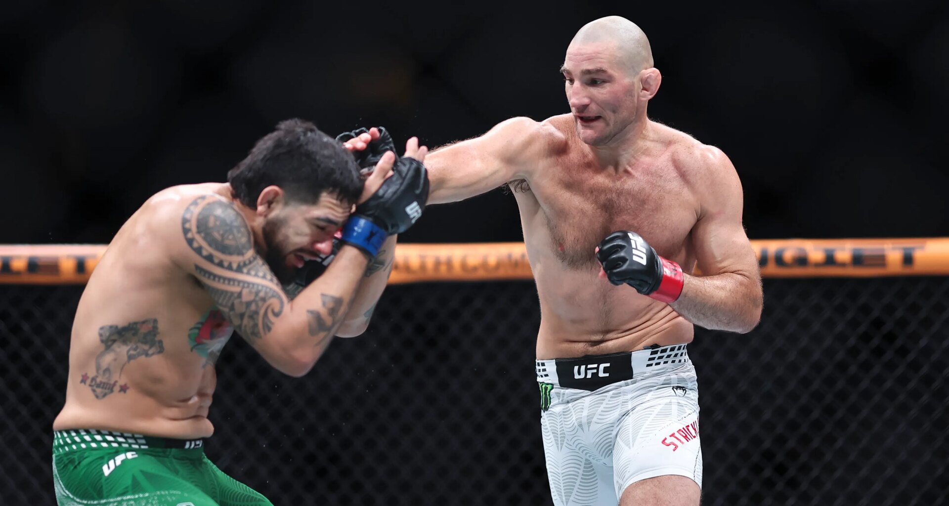 Sean Strickland swarms Anthony Hernandez for TKO