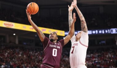 Texas A&M basketball drops 99-84 decision at No. 20 Arkansas