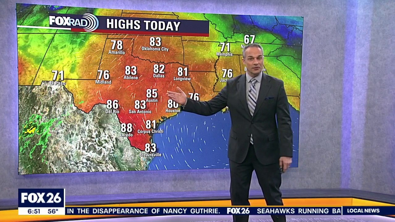 Houston weather: Feb. 9 morning forecast