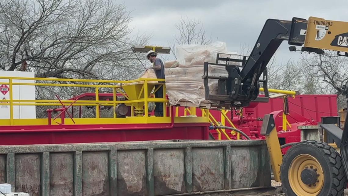 A Texas town is drilling for water to survive