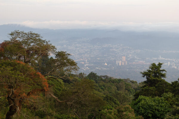 A view from El Boquerón (volcano), San Salvador, El Salvador