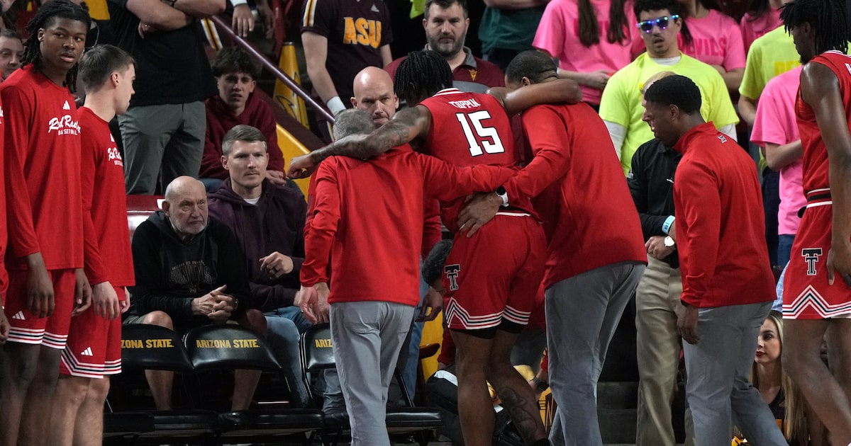 Texas Tech star JT Toppin out for the year after injury against Arizona State