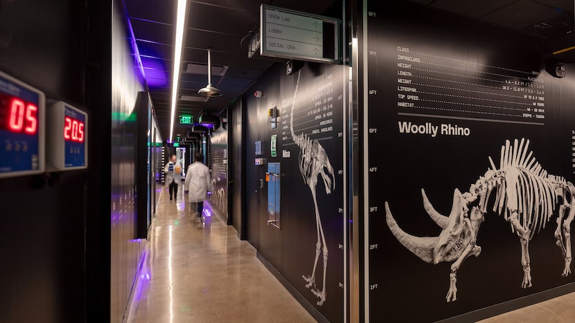 The Dallas, Texas headquarters of Colossal Biosciences, a startup that aims to bring various...