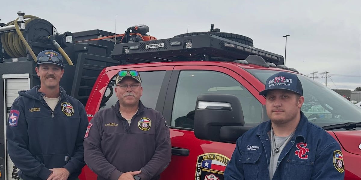 Smith County firefighters sent to West Texas for potential wildfires