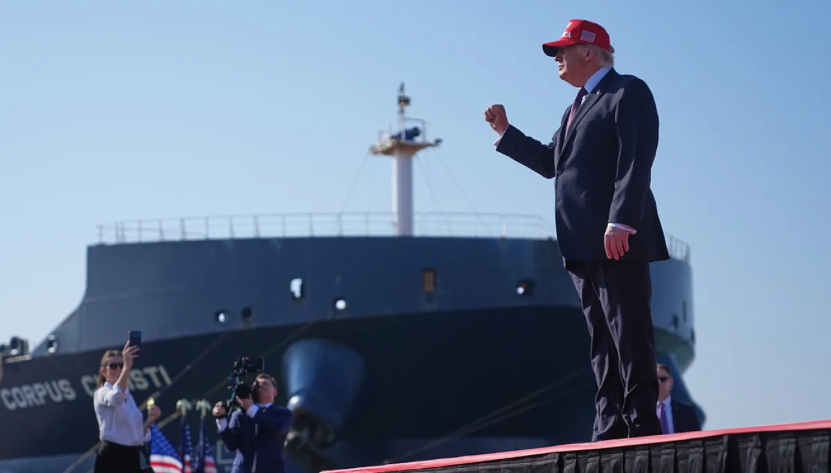 Trump two-steps around Texas primary in Corpus Christi swing