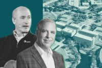 AT&T's John Stankey and NexPoint's James Dondero with 5400 Legacy Drive