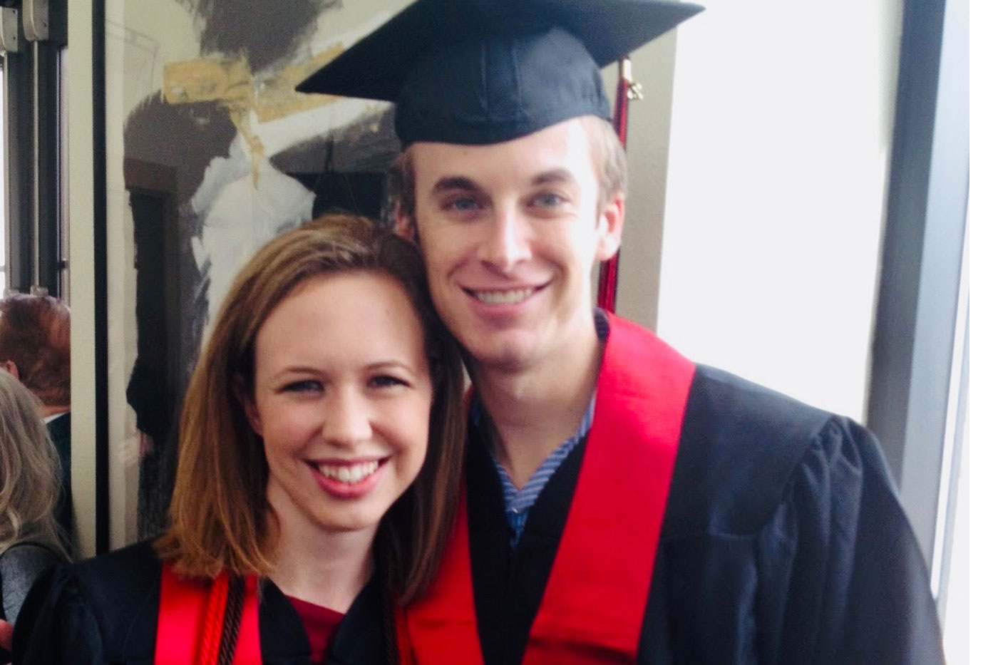 Algate and her husband