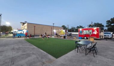 The Forkyard at The Morningside Project, located on 2529 Hemphill St. in south Fort Worth, has repurposed a vacant parking lot into a community co-work space and event venue.
