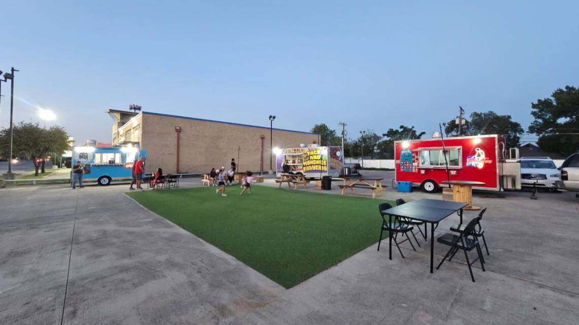 The Forkyard at The Morningside Project, located on 2529 Hemphill St. in south Fort Worth, has repurposed a vacant parking lot into a community co-work space and event venue.