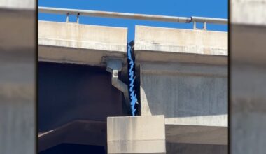 Texas DOT Says I-35 Overpass That’s Obviously Splitting Is ‘Structurally Sound’