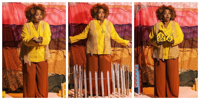 Liz Mikel stars in the one-woman play "Where We Stand," opening at the Dallas Theater Center...