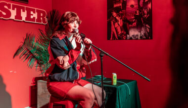 Scenes from August Ponthier's album release party on Friday at Spinster Records