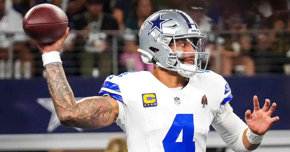 NFL writer ranks Cowboys’ Dak Prescott in top tier of QBs for 2025 season