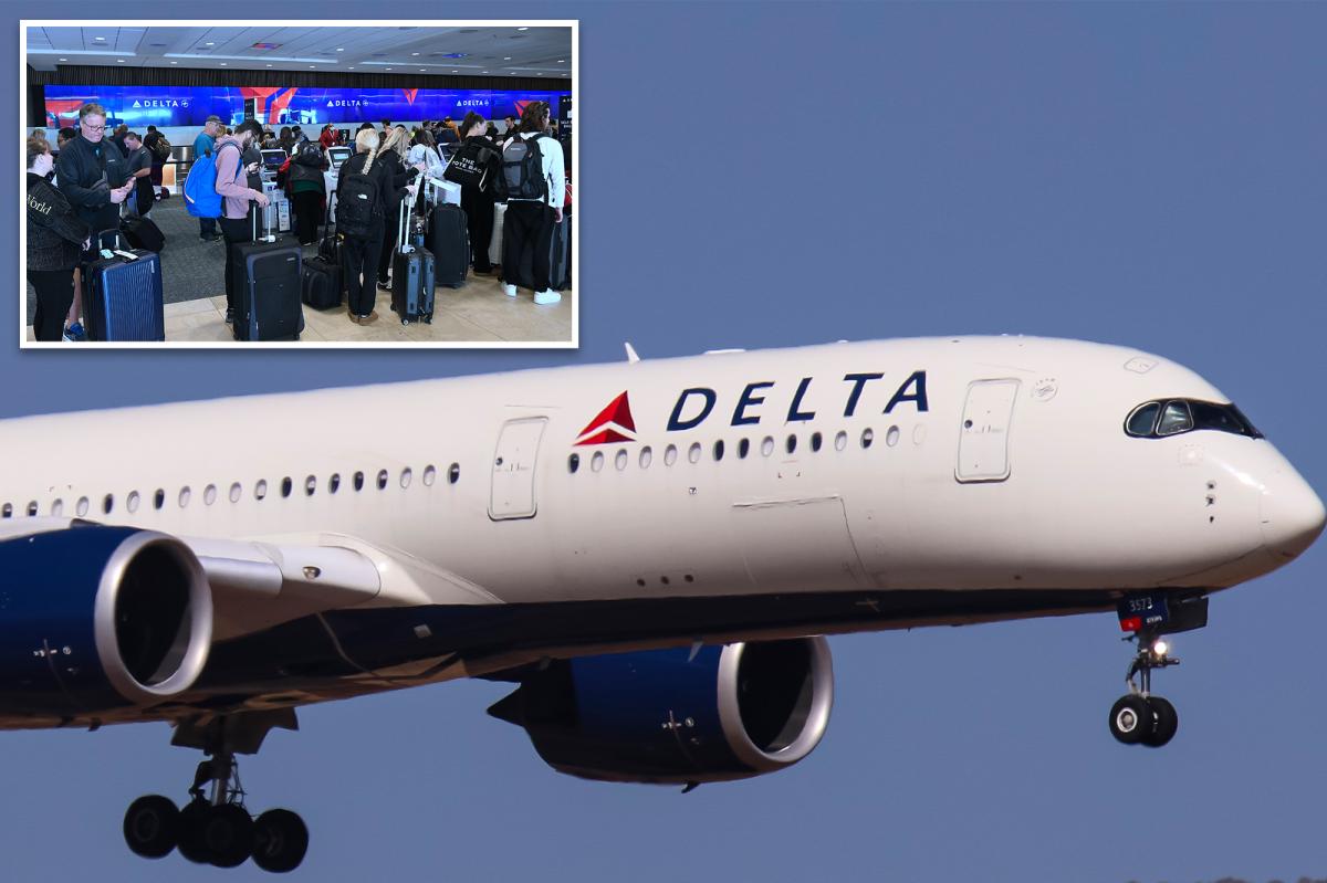 Delta plane forced to return to Houston airport after 'unruly' passenger punches man mid-flight