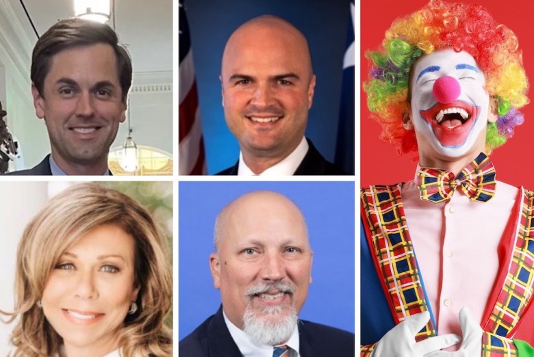 It's a clown car Republican primary when it comes to the Texas AG's office.