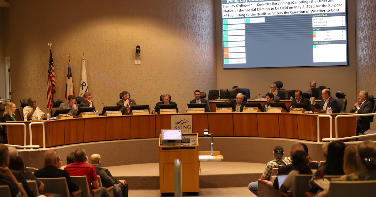 Irving City Council votes to cancel DART exit election