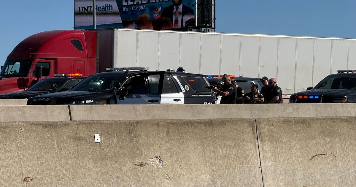 Large police presence causing delays on Loop 820 in North Richland Hills