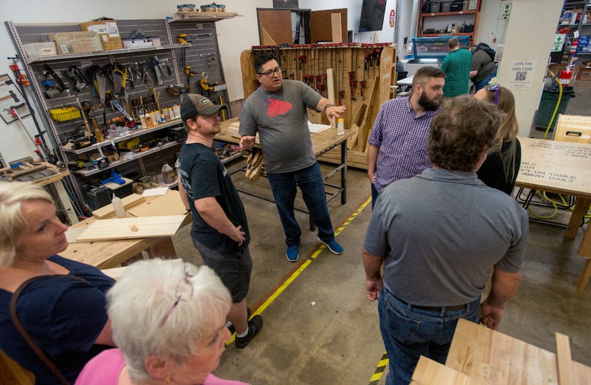 Open house at the Dallas Makerspace in Carrollton on June 1, 2017. (Robert W. Hart/Special...