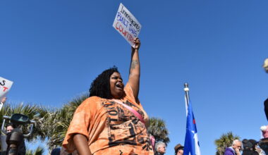 Galveston anti-ICE protest