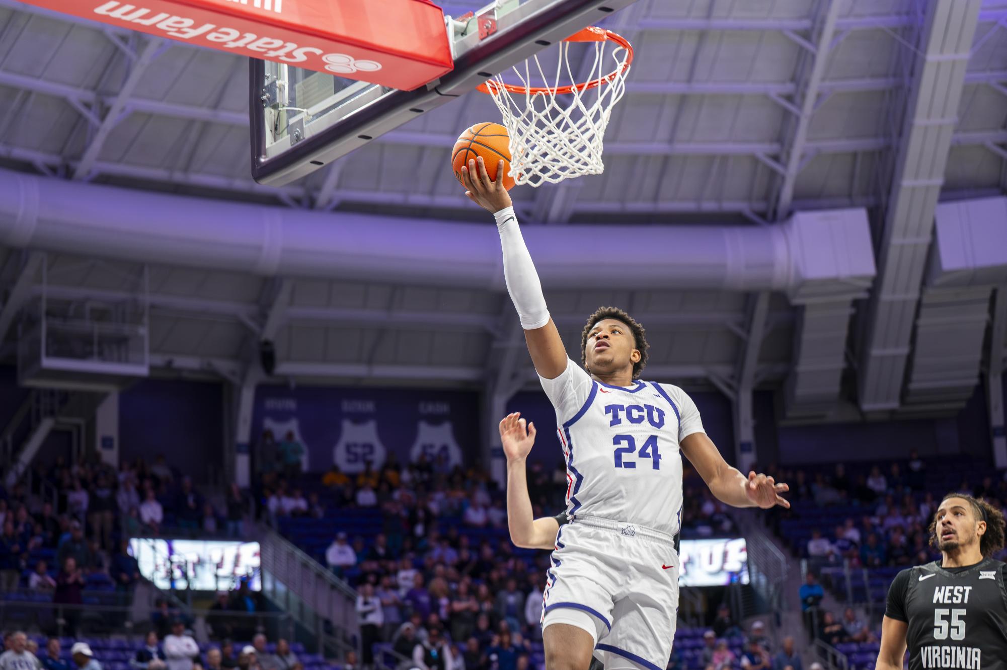 Late game success helps TCU men's basketball beat West Virginia