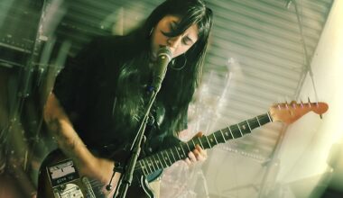 Nikki Perez of Houston's Daze captivates the crowd with her powerful vocals and shoegaze sound.