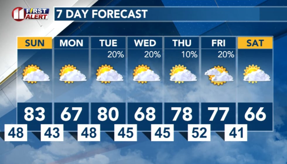 7 Day Forecast