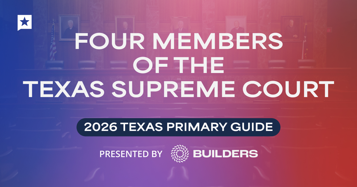 Candidates in the 2026 Texas Supreme Court primaries
