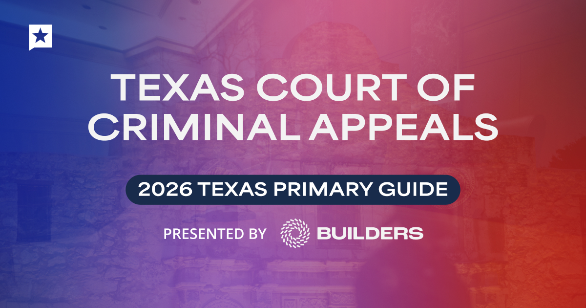 Candidates in the 2026 Texas Court of Criminal Appeals primaries