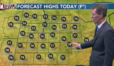 Cold front early Thursday, pleasant day ahead