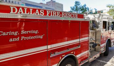 Dallas firefighters say 8 dogs killed in burning camper at Rylie homeless encampment