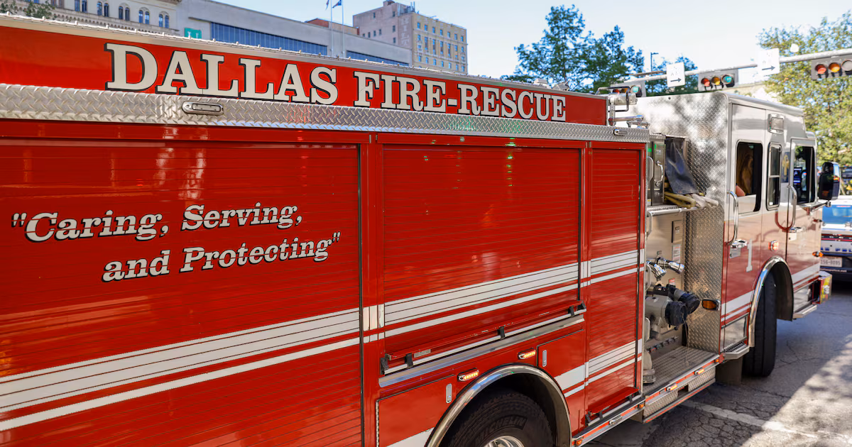 Dallas firefighters say 8 dogs killed in burning camper at Rylie homeless encampment