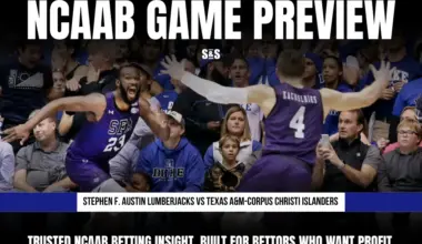 Stephen F. Austin Lumberjacks vs Texas A&M-Corpus Christi Islanders Odds and Predictions