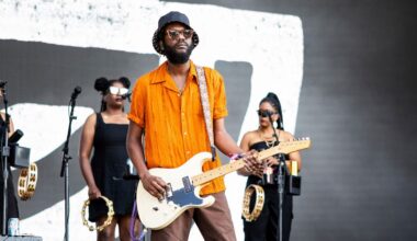 Gary Clark Jr. performs during the Bonnaroo Music & Arts Festival on Friday, June 14, 2024, in Manchester, Tenn. (Photo by Amy Harris/Invision/AP)