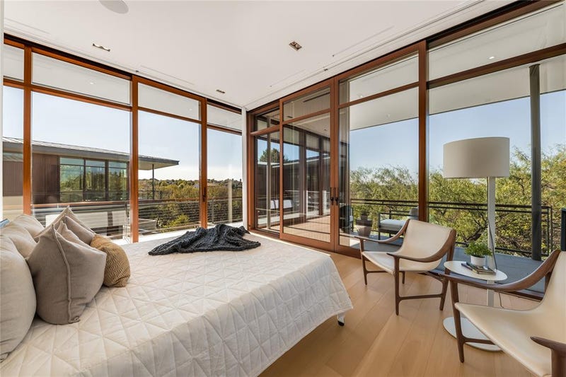 A striking modern estate in southwest Fort Worth is now on the market for $11.995 million, offering nearly 6,800 square feet of high-end living in a neighborhood associated with filming locations for the Paramount+ series Landman.