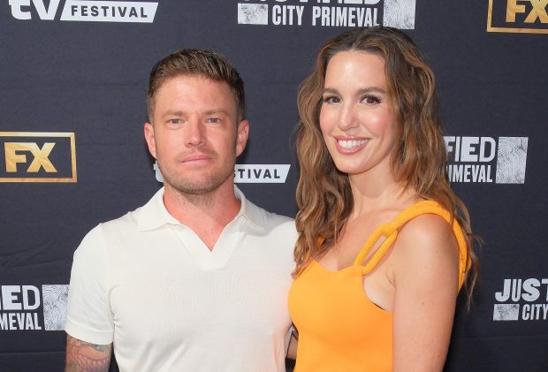 Brendan Rooney and Christy Carlson Romano attend the opening night of the 2023 ATX TV Festival at Stateside at the Paramount on June 1, 2023 in Austin, Texas. (Photo by Hubert Vestil/Getty Images)