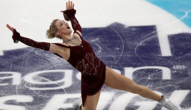 Amber Glenn takes the ice in the women’s free – NBC 5 Dallas-Fort Worth