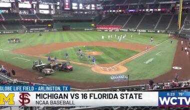 Florida State baseball tops Michigan 6-1 in Arlington, Texas