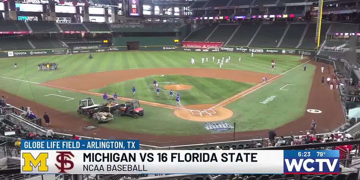 Florida State baseball tops Michigan 6-1 in Arlington, Texas