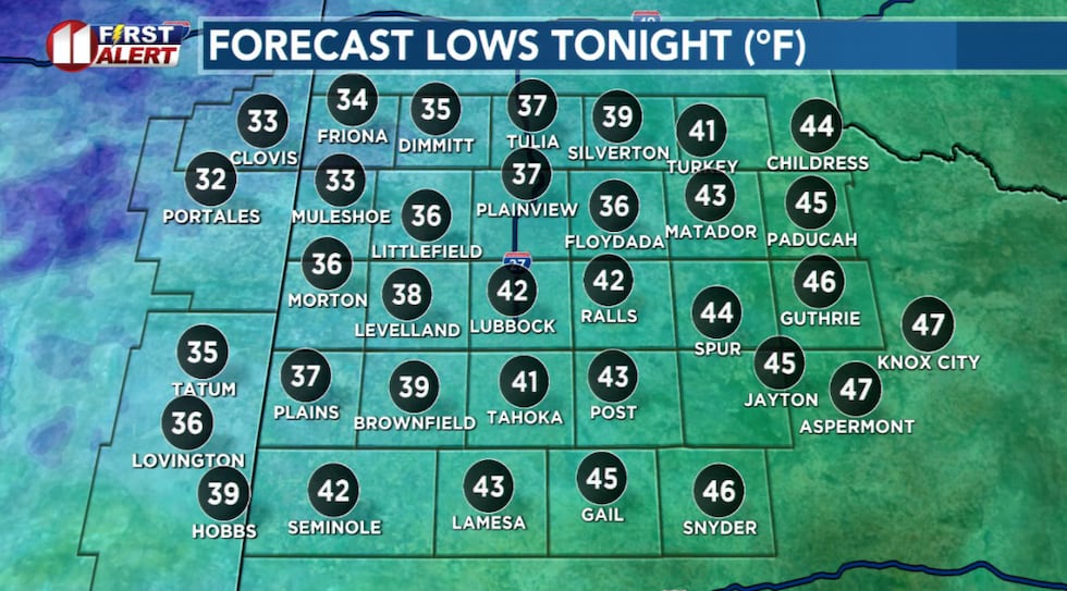 Mostly fair but gusty and chilly Wednesday night.