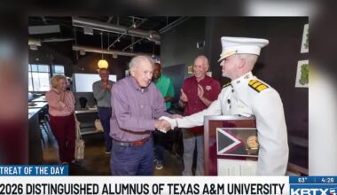 Former Student named a 2026 distinguished alumnus of Texas A&M University