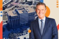 Hall Group’s Craig Hall with 2801 Network Boulevard in Hall Park, Frisco