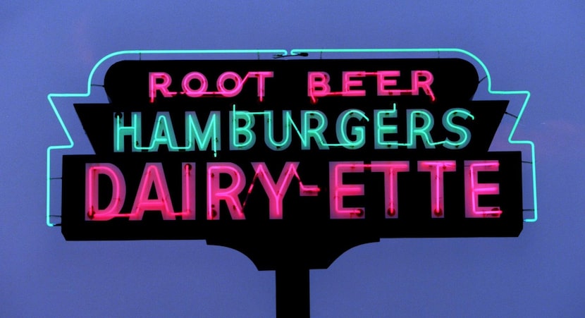 The Dairy-Ette neon: classic.