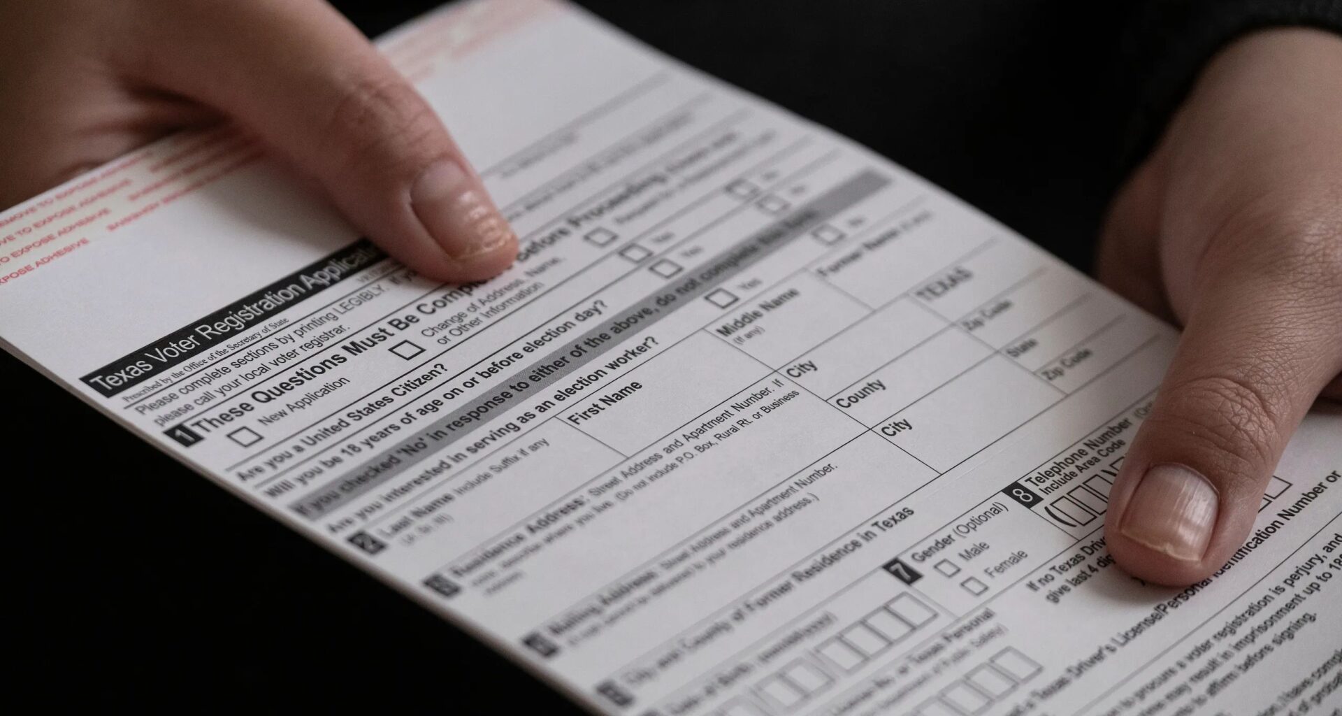 Voter Registration Certificate Delays in Texas Due to Redistricting and System Problems