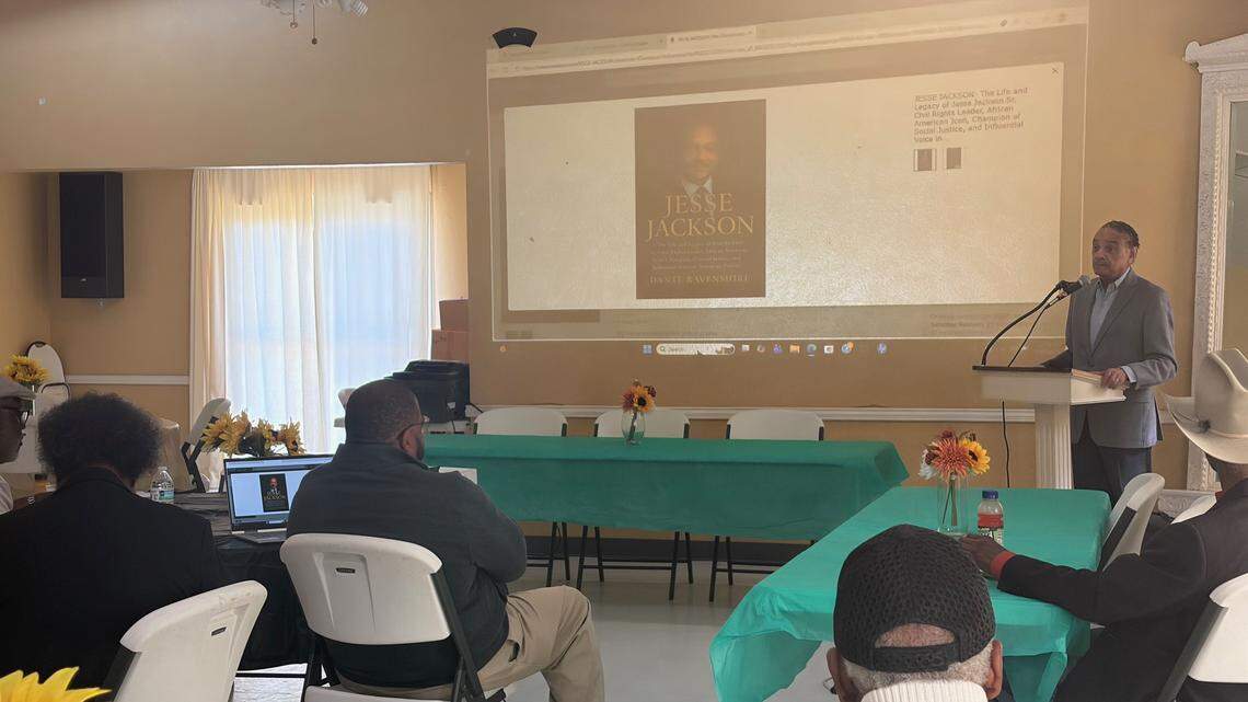 A tribute was held at New Mount Rose Baptist Church in the Morningside neighborhood on Thursday for the late politician and civil rights activist Jesse Jackson who died Tuesday.