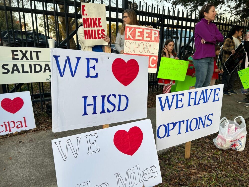 Lantrip Elementary Protest Signs