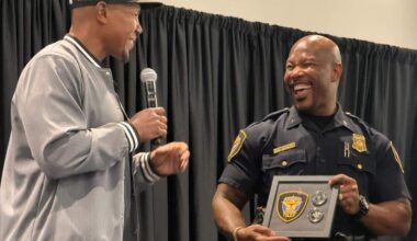 “Power Book IV: Force” star Isaac Keys joined the Fort Worth Police Department to discuss his new book, career transition and mental health awareness on Tuesday, Feb. 10.