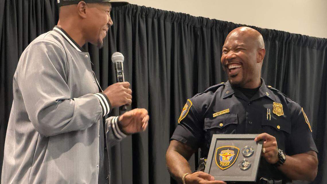 “Power Book IV: Force” star Isaac Keys joined the Fort Worth Police Department to discuss his new book, career transition and mental health awareness on Tuesday, Feb. 10.
